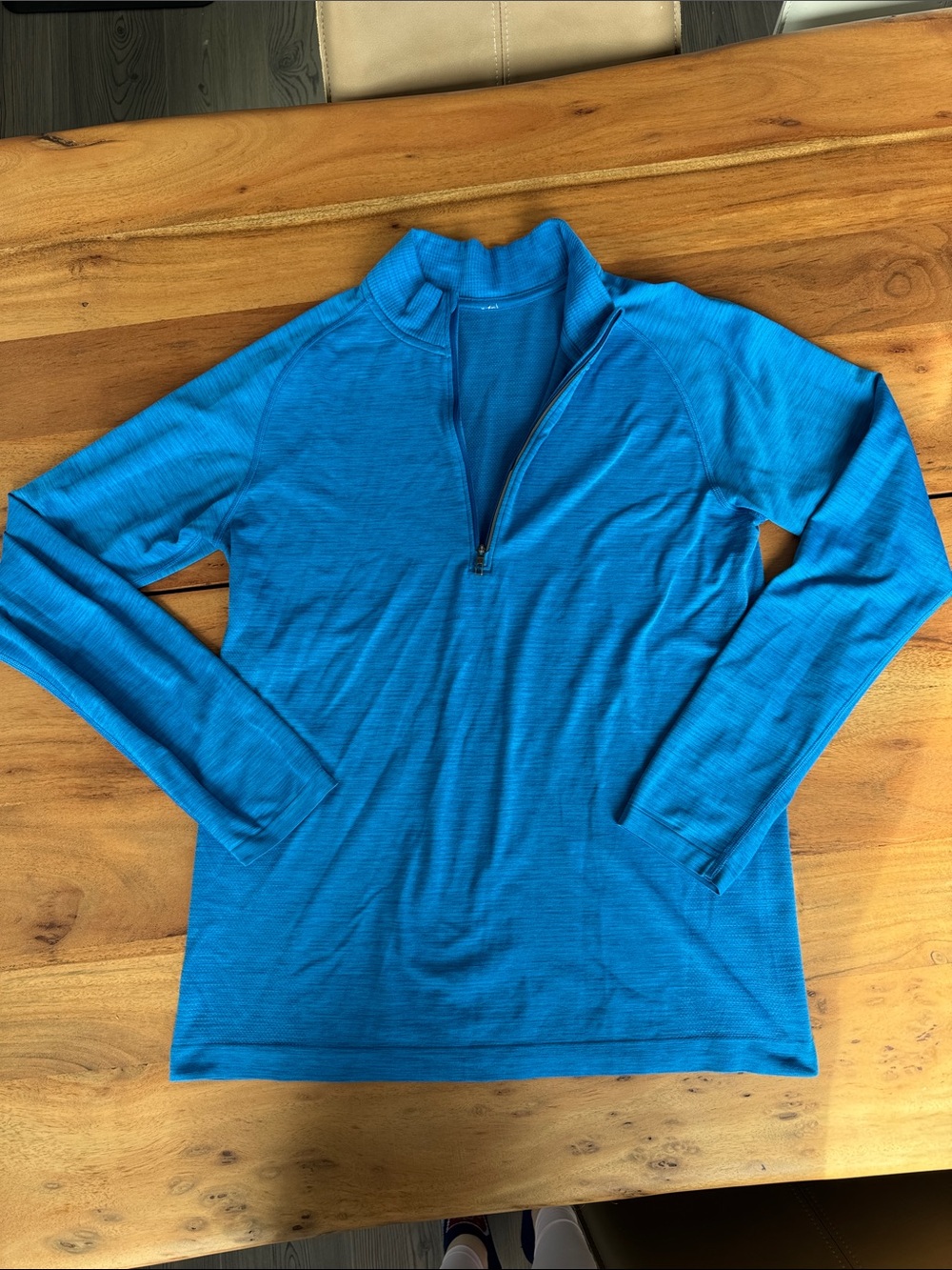 lululemon athletica Men’s Quarter-Zip Sweater - Bright Blue